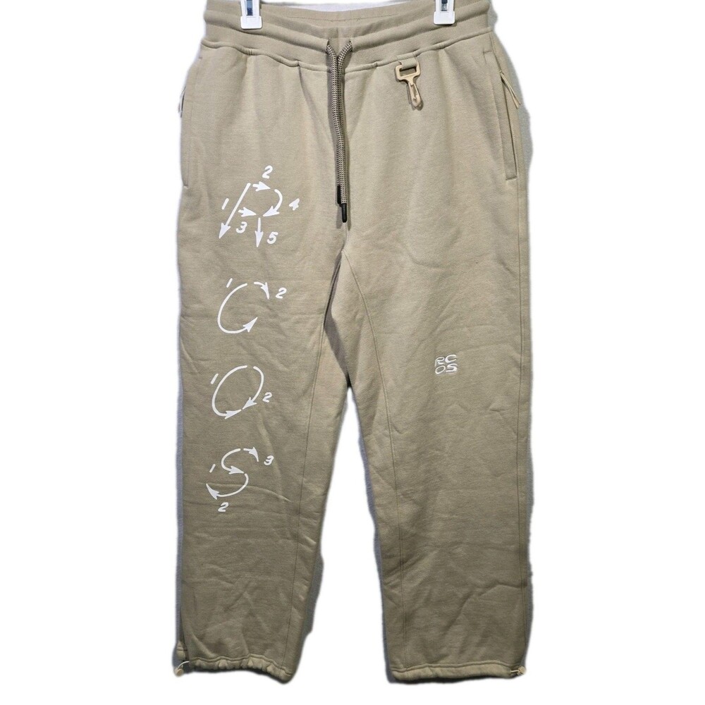 PacSun RC outdoor supply Jogger Pants Men MEDIUM 32Wx31 Cotton Beige